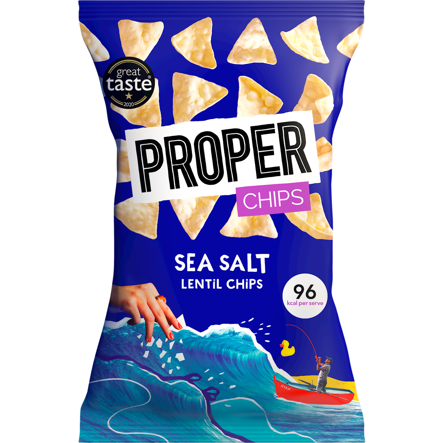 Proper Sea salt lentil chips
