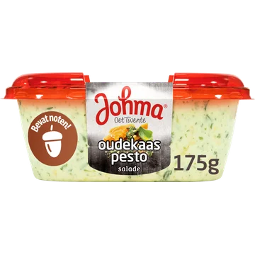 Johma Oudekaas-pesto salade
