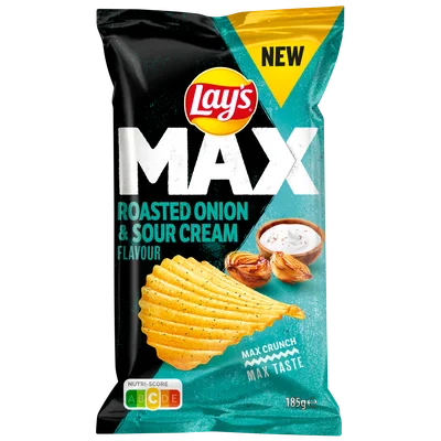 Lay's Max roasted onion & sour cream
