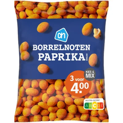 AH Borrelnoten paprika smaak