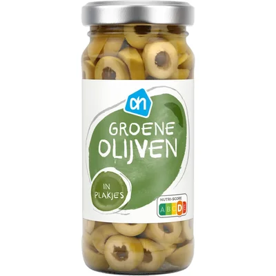 AH Groene olijven in plakjes