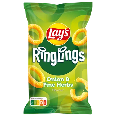 Lay's Ringlings onions & fine herbs