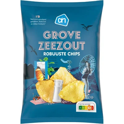 AH Robuuste chips grof zeezout