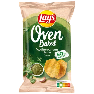 Lay's Oven baked mediterranean herbs