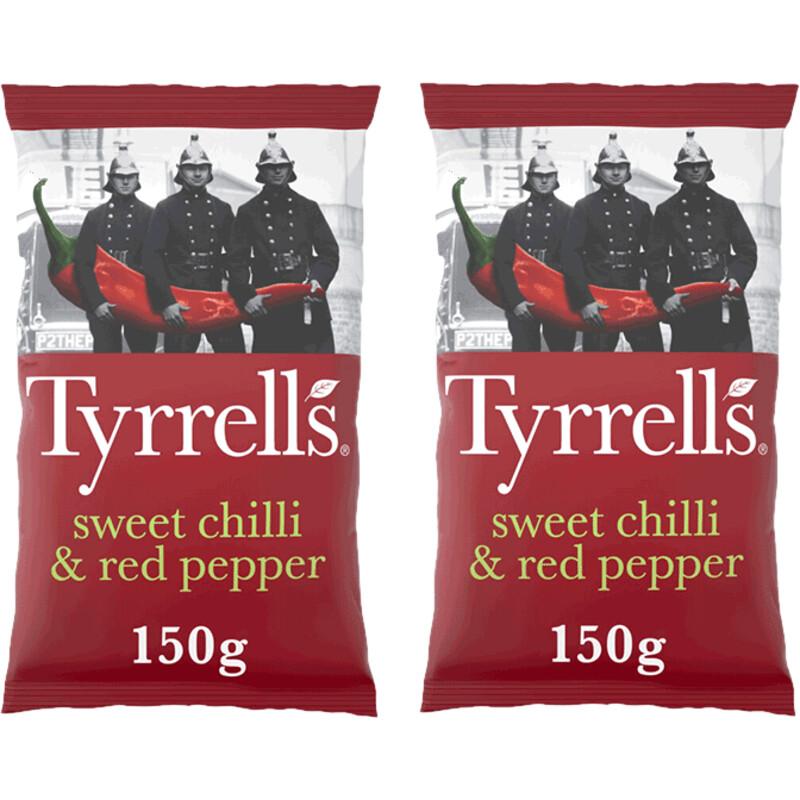 Tyrrells Sweet chilli & red pepper 2-pack
