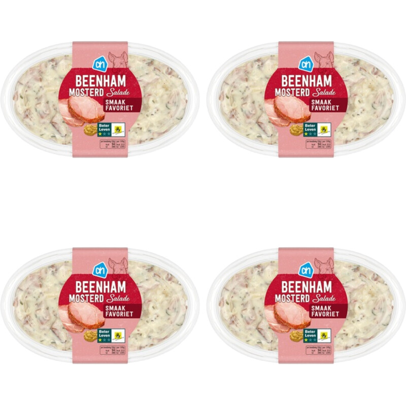 AH Beenham mosterd salade 4-pack