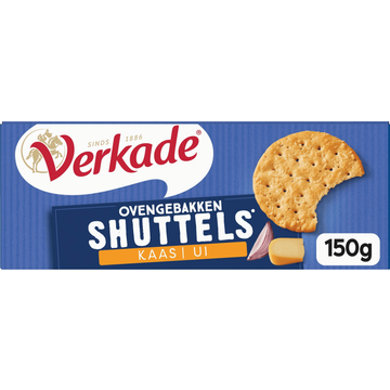 Verkade Ovengebakken shuttles kaas & ui