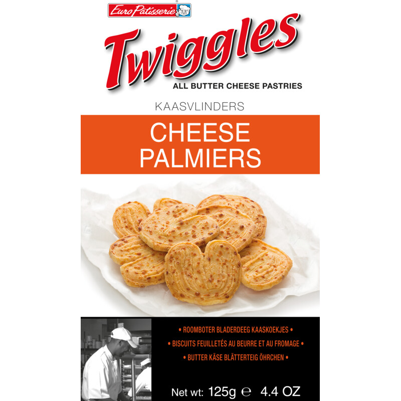 Euro Patisserie Twiggles kaasvlinders
