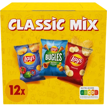 Lay's Classic mix 12-pack