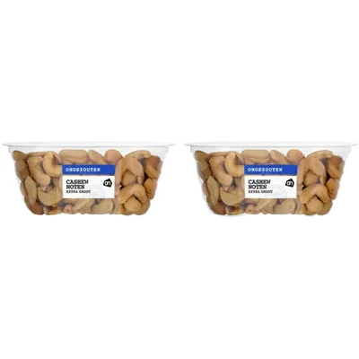 AH Cashewnoten ongezouten 2-pack