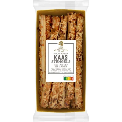 AH Roomboter kaasstengels met pitten