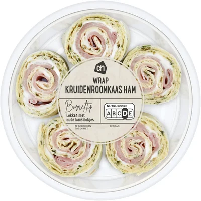 AH Wrap kruidenroomkaas ham