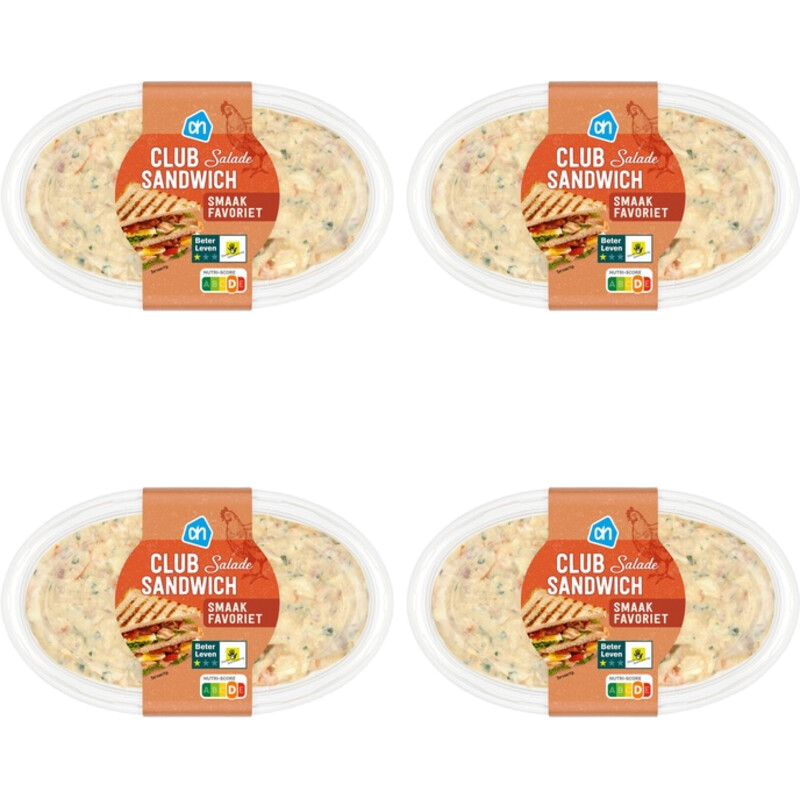 AH Club sandwich salade 4-pack