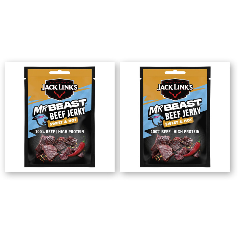 Jack Link's Beef jerky sweet & hot 2-pack