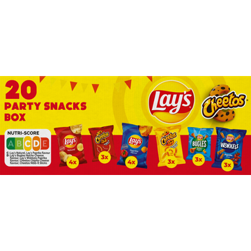Lay's Partybox chips 20 uitdeelzakjes