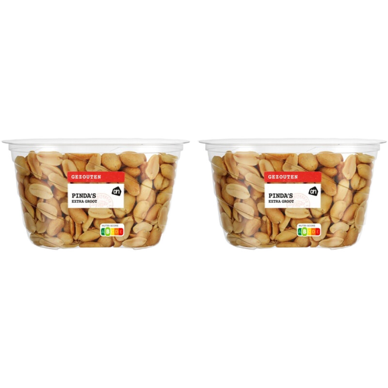 AH Pinda's extra groot gezouten 2-pack