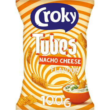 Croky Tubes nacho cheese