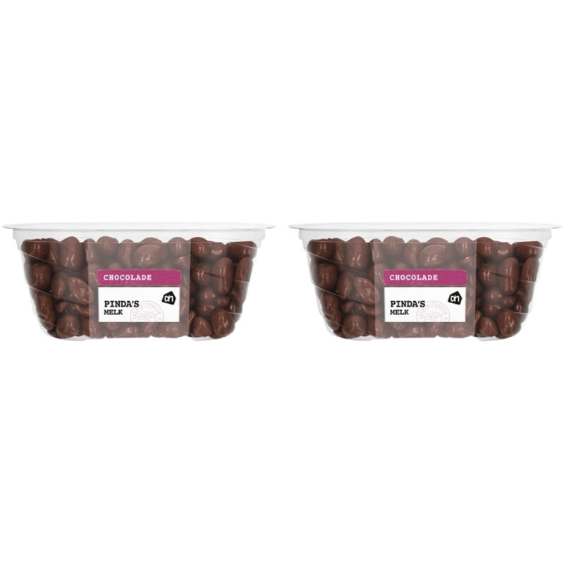 AH Chocolade pinda's melk 2-pack