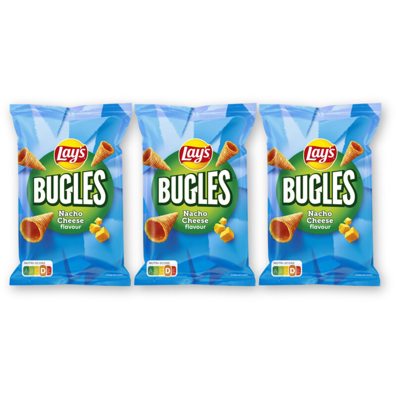 Lay's Bugles Nacho Cheese snackbox 3-pack