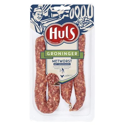 Huls Groninger metworst