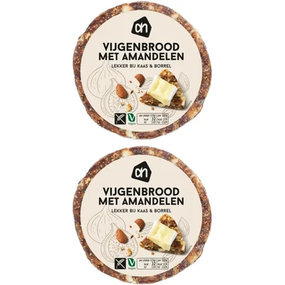 AH Vijgenbrood met amandelen 2-pack