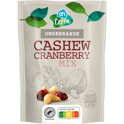 AH Terra Cashew cranberry mix ongebrand