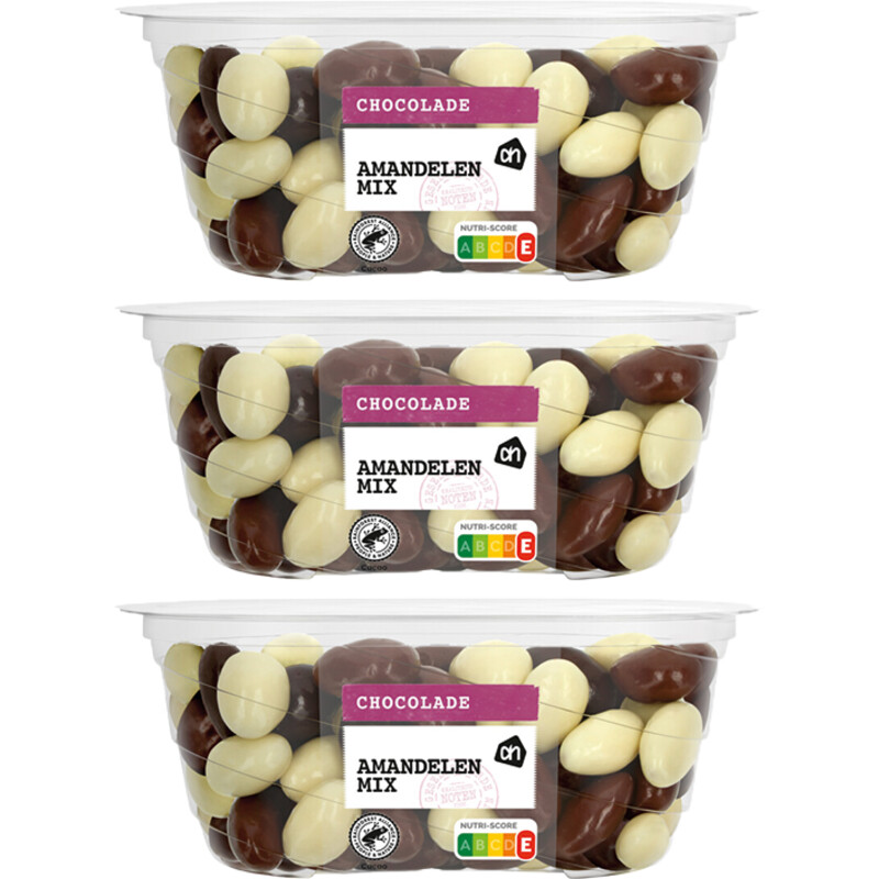 AH Chocolade amandelen mix 3-pack