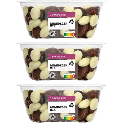 AH Chocolade amandelen mix 3-pack