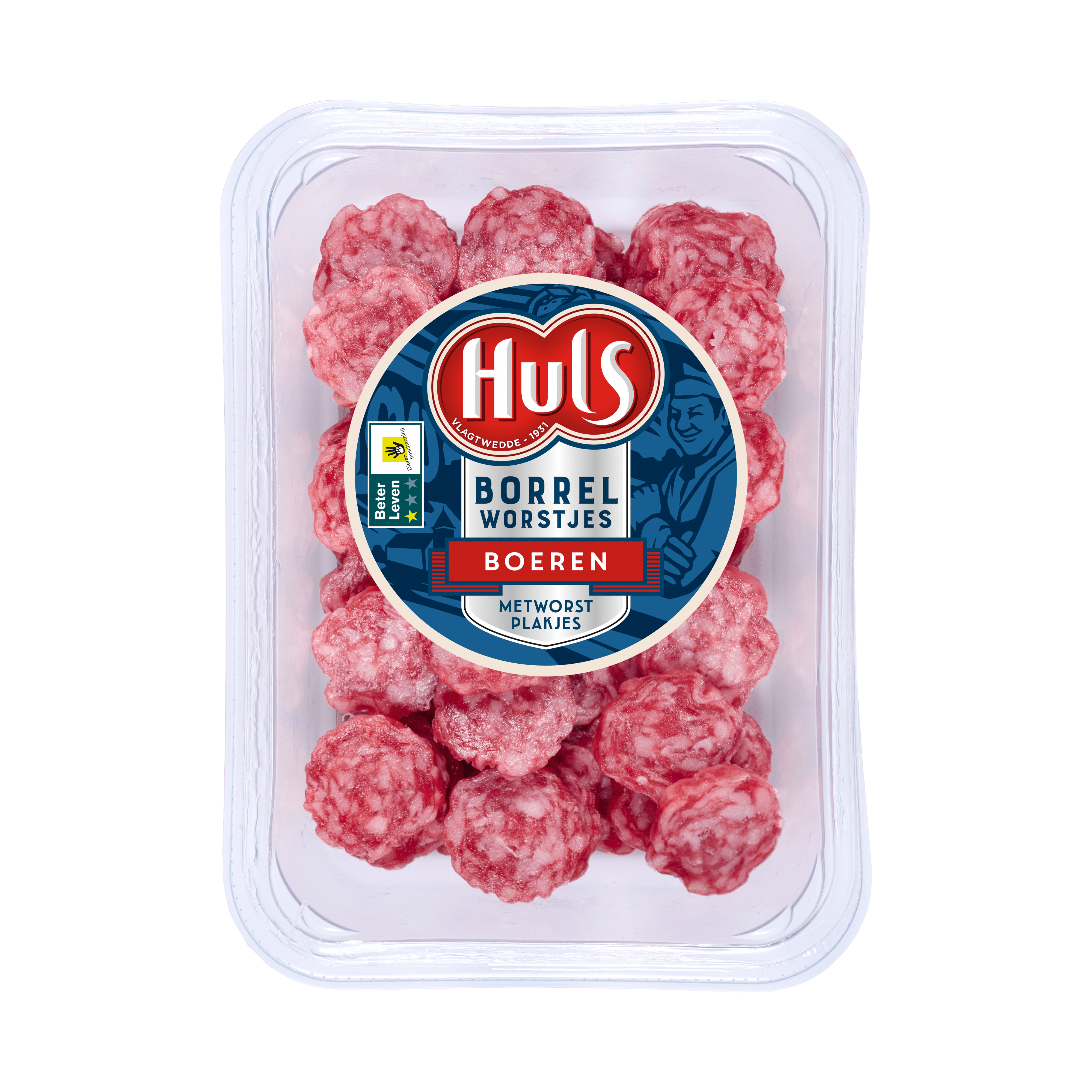 Huls Boeren borrelworstjes