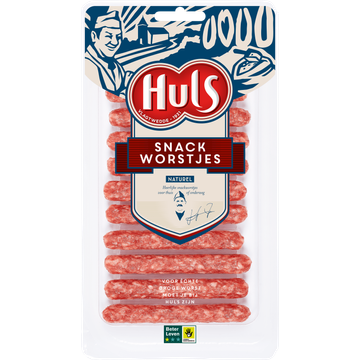 Huls Snack worstjes naturel