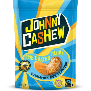 Johnny Cashew Cinnamon bun flavour