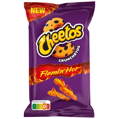 Cheetos Crunchetos flamin hot