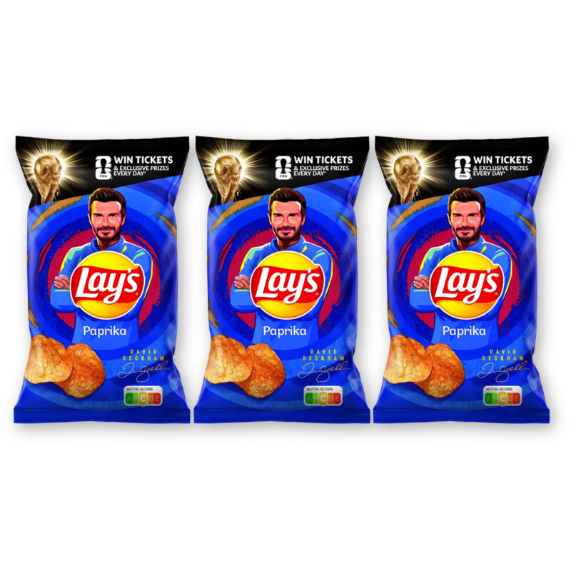 Lay's MAX Paprika snackbox 3-pack