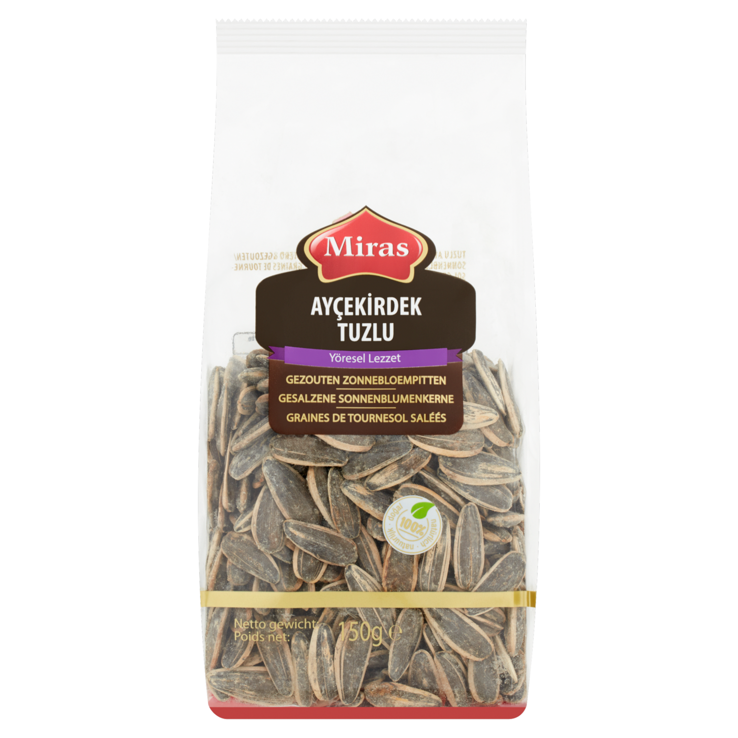 Miras Ongezouten zonnebloempitten