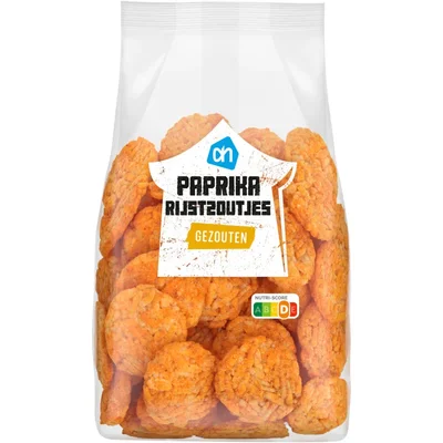 AH Paprika rijstzoutjes gezouten