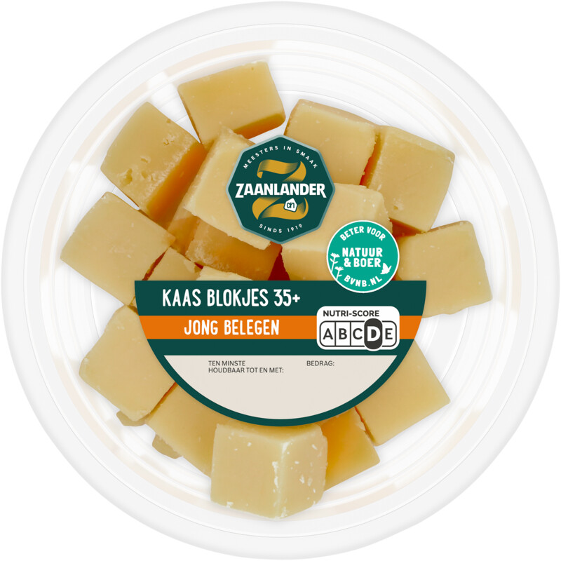 AH Zaanlander Kaasblokjes jong belegen 35+