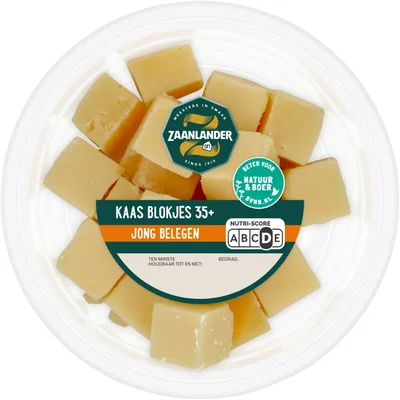 AH Zaanlander Kaasblokjes jong belegen 35+