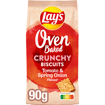 Lay's Oven baked crunchy biscuits tomato onion