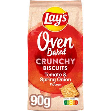 Lay's Oven baked crunchy biscuits tomato onion