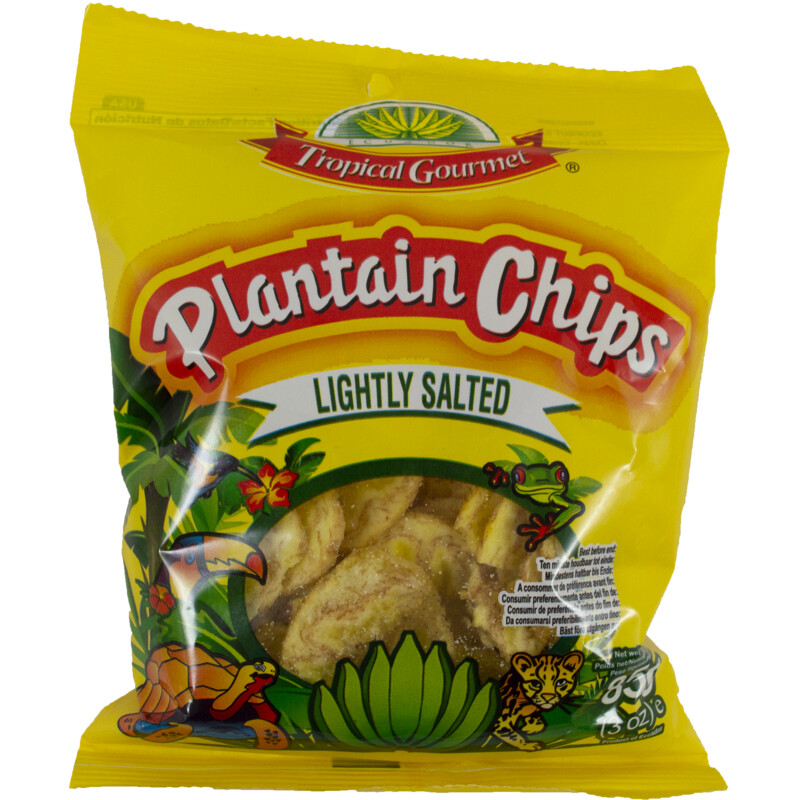 Tropical Gourmet Plantain chips licht gezout