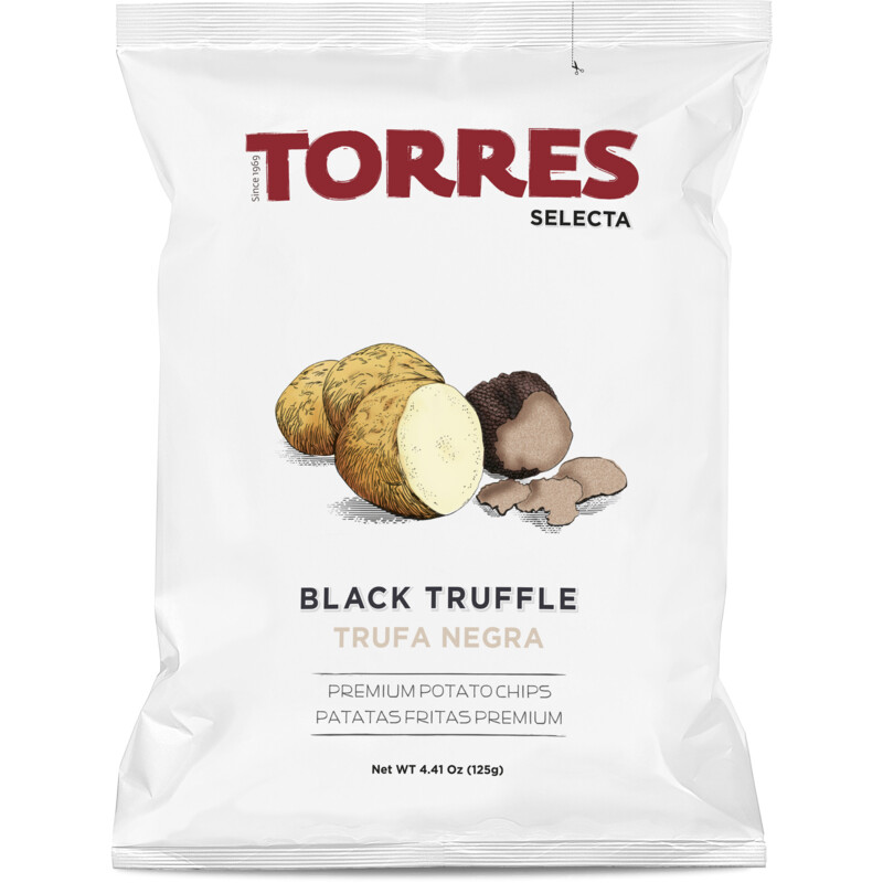 Torres Premium potato chips black truffle