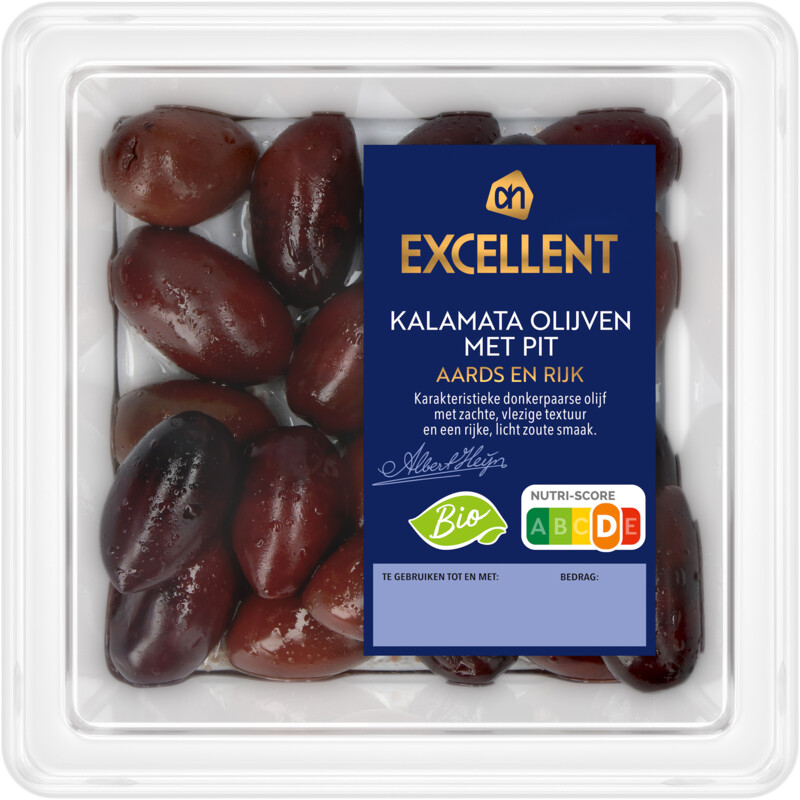 AH Excellent Biologische kalamata olijven met pit