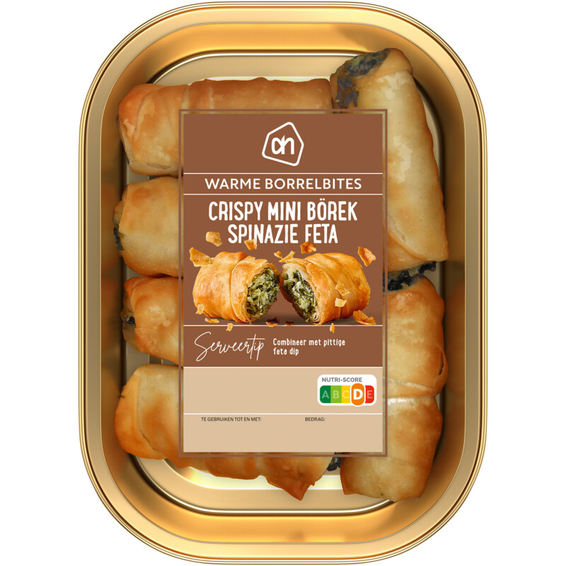AH Crispy mini börek spinazie feta