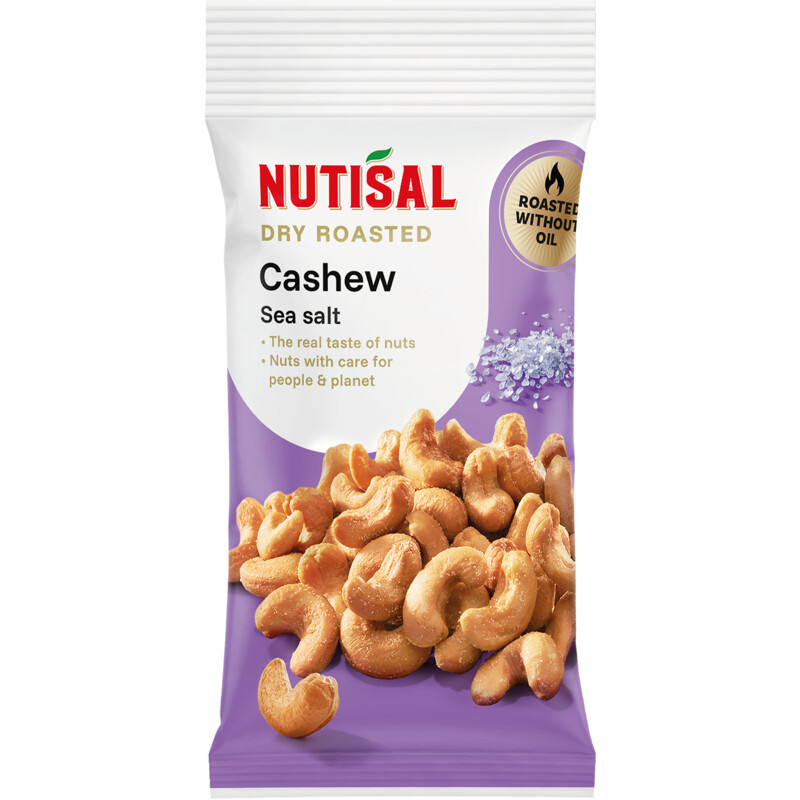Nutisal Dry roasted cashew nuts sea salt