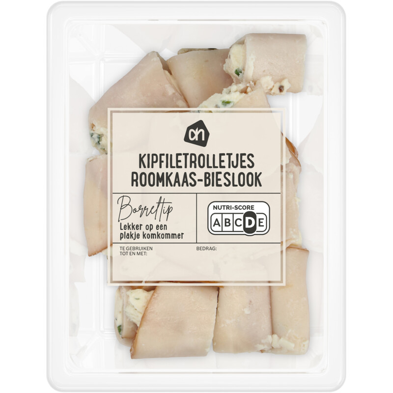AH Kipfiletrolletjes roomkaas-bieslook