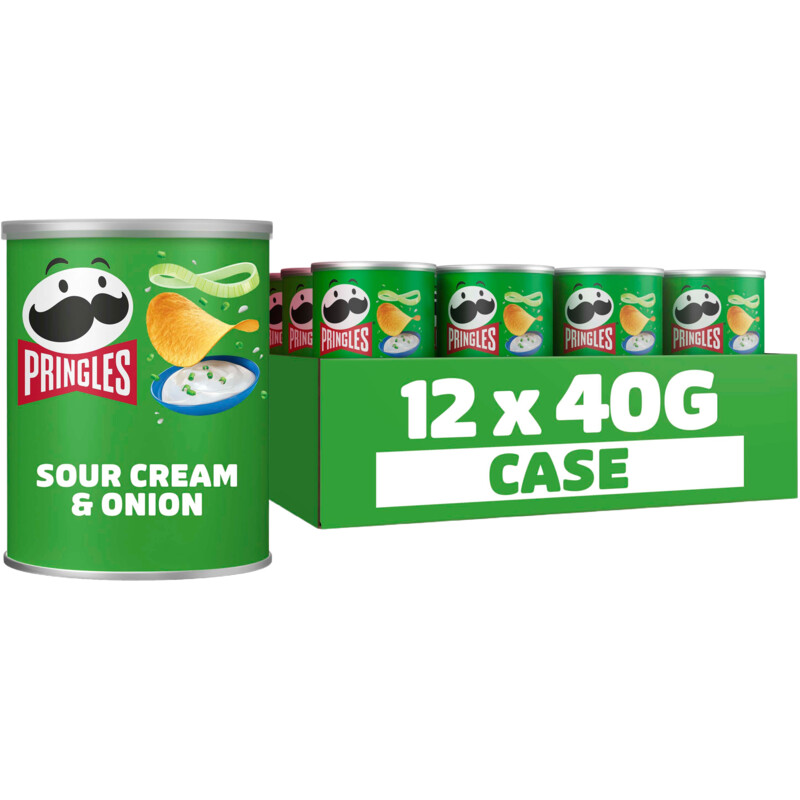 Pringles Sour cream & onion 12-pack