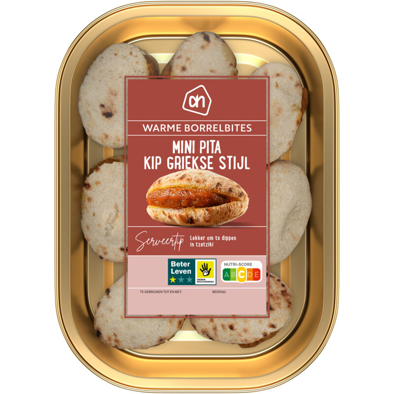 AH Mini pita kip griekse stijl
