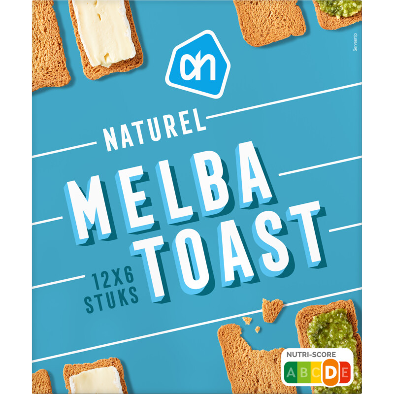 AH Melba toast naturel