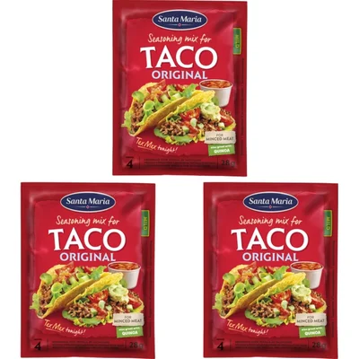Santa Maria Kruidenmix taco 3-pack