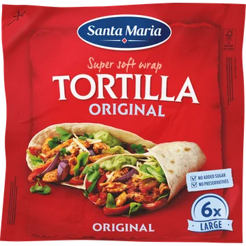 Santa Maria Tortilla wraps original 6x large
